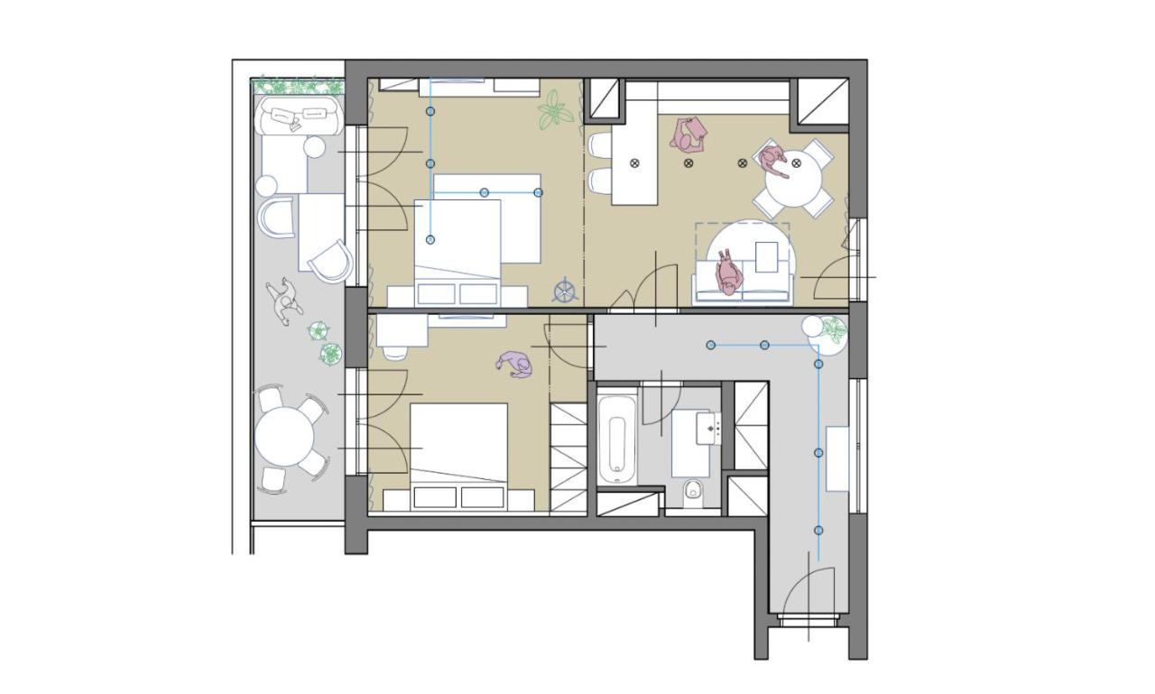 Turnkey I Central Apartment With Terrace Прага Экстерьер фото